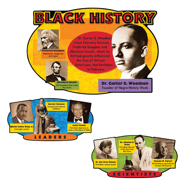 Trend Enterprises Black History Bulletin Board Set T8095